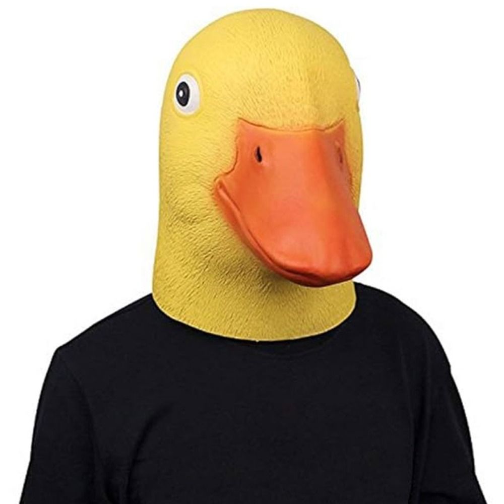 Máscara de Pato Amarillo de Lá - Anime Cosplay Pics reseña y precio