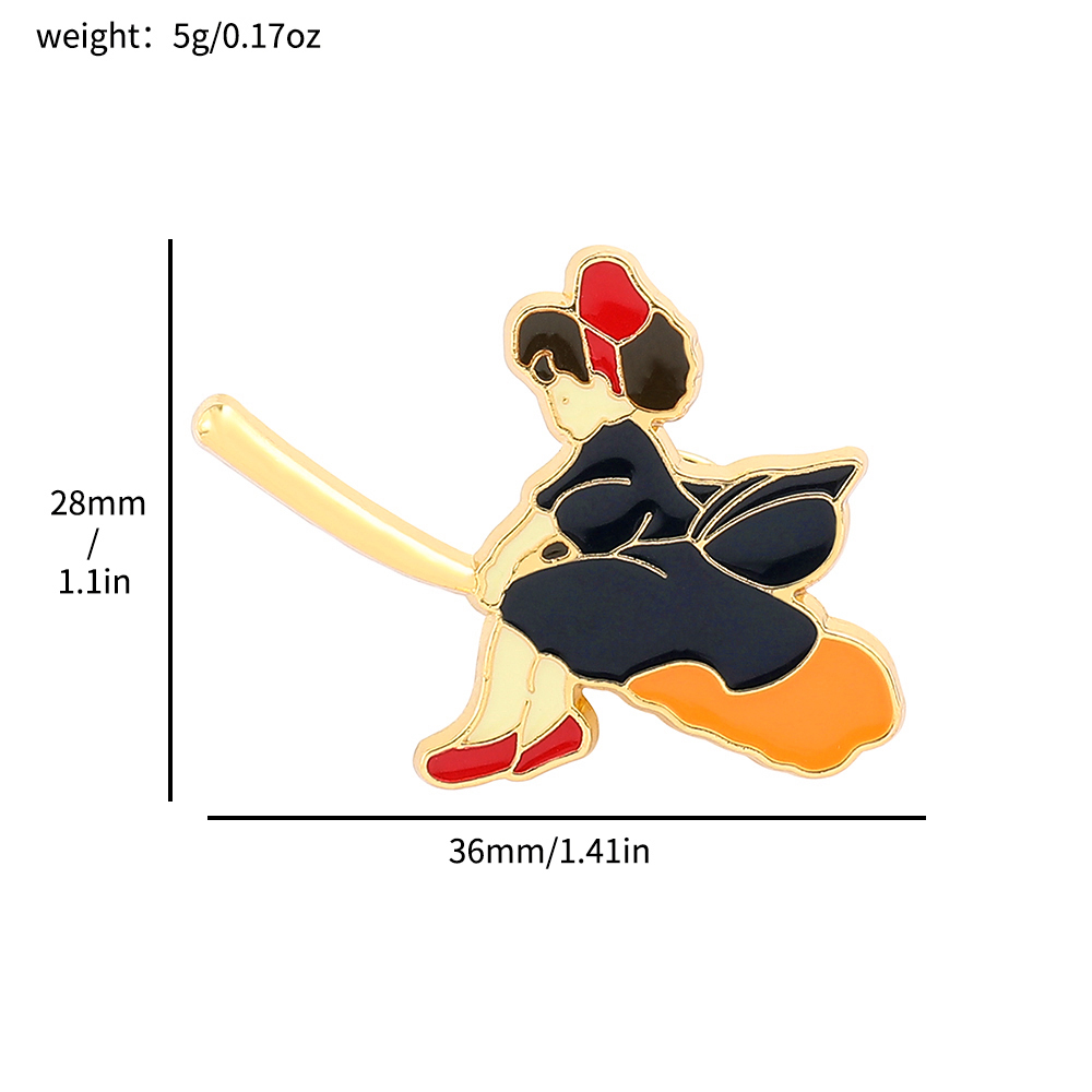 Broche de aleación de metal co - Anime Cosplay Little Girl reseña y precio