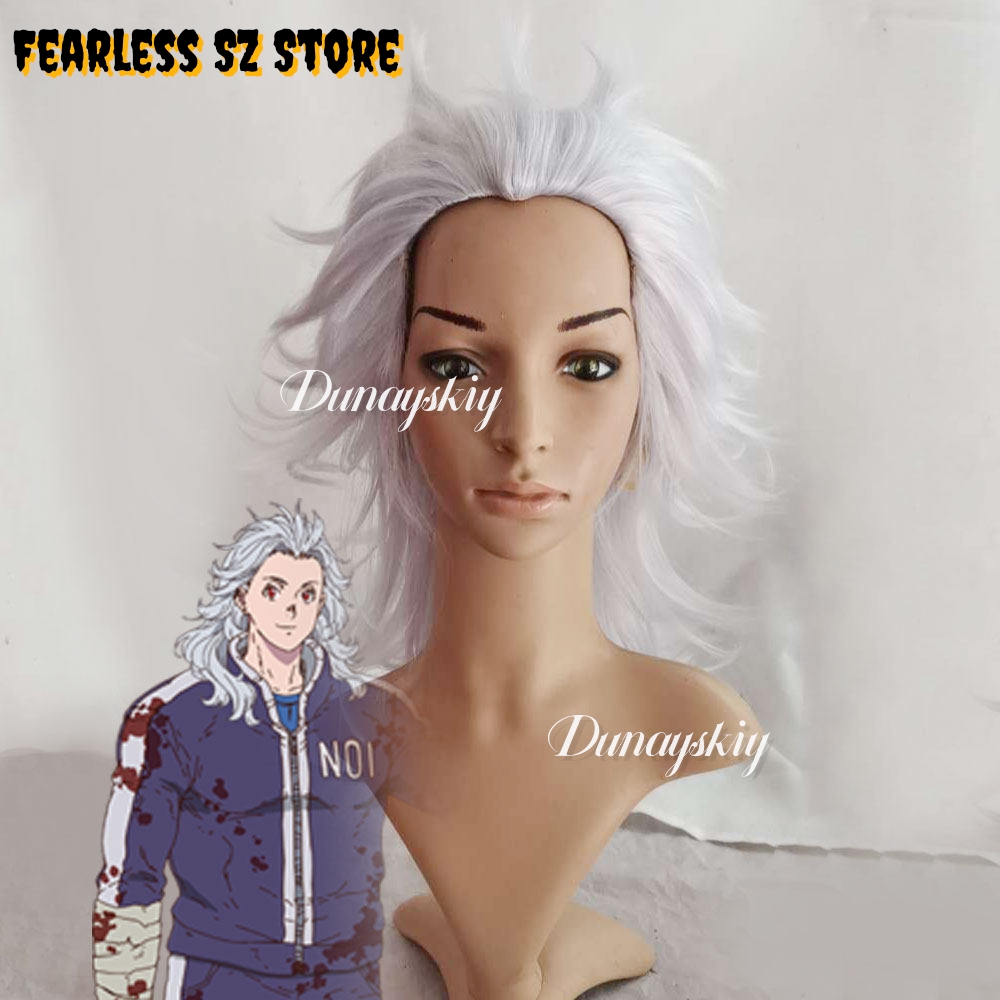 Disfraz de Cosplay Dorohedoro  - Cosplay Anime White Hair reseña y precio